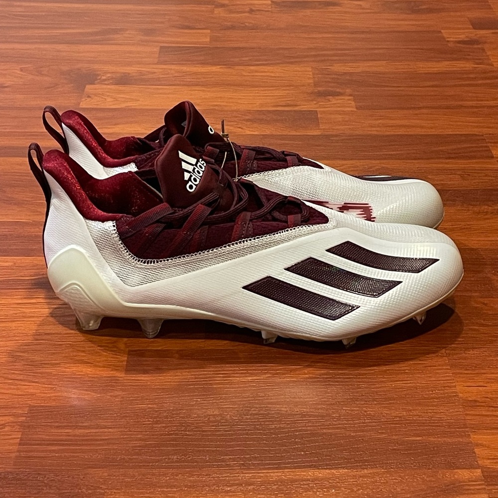Adidas Adizero 21 ‘White Maroon’ (size mens 13.5)